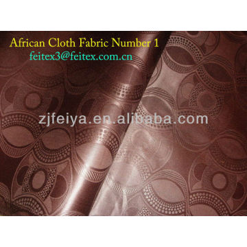 Nouveau Polyester de tissu de vêtement africain de brocart de jacquard de damassé